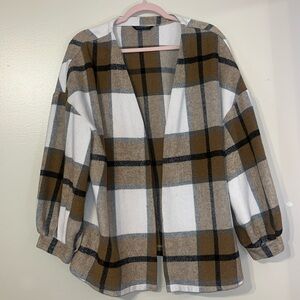 Plaid Jacket/Cardigan